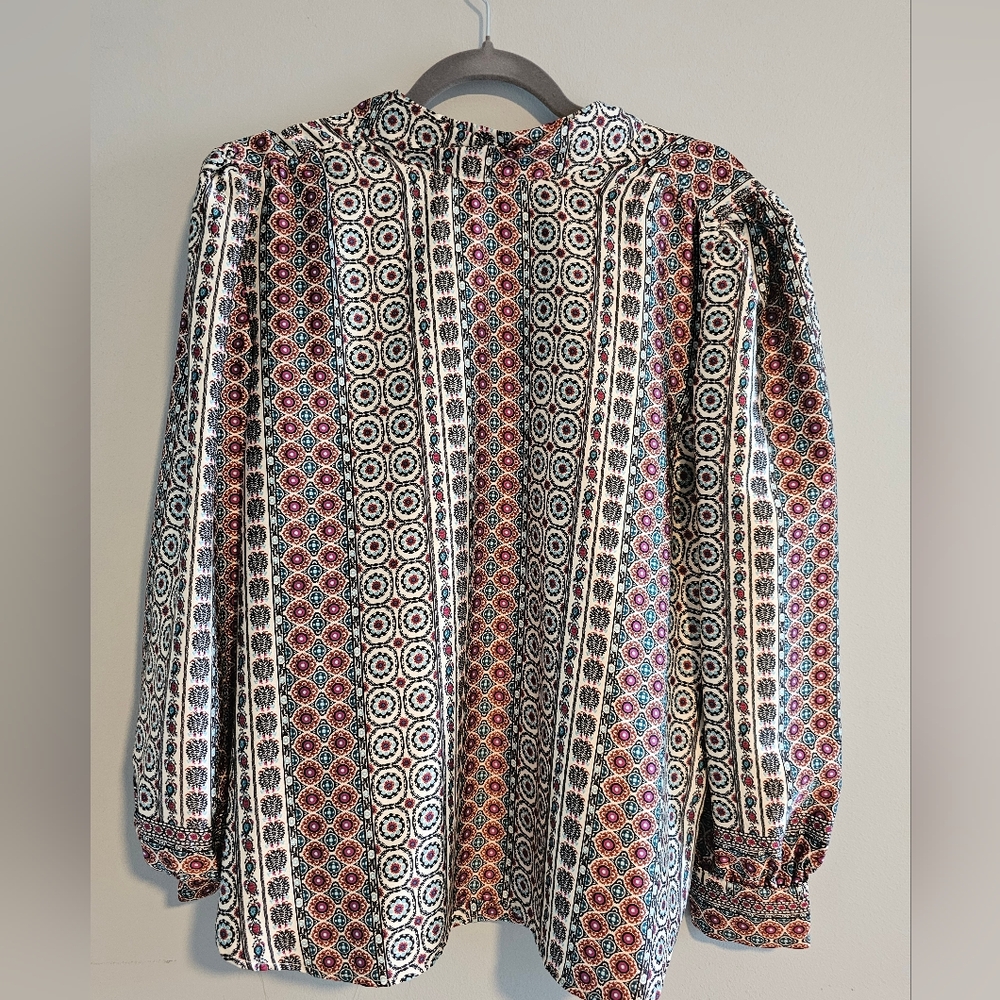 NWT Loft Multicolor Patterned Women's Blouse | Medium